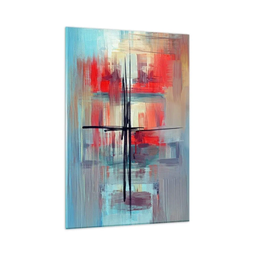 Quadro em vidro - Uma paisagem numa dimensão desconhecida - 80x120 cm