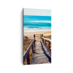 Quadro em tela - Corra! - 55x100 cm