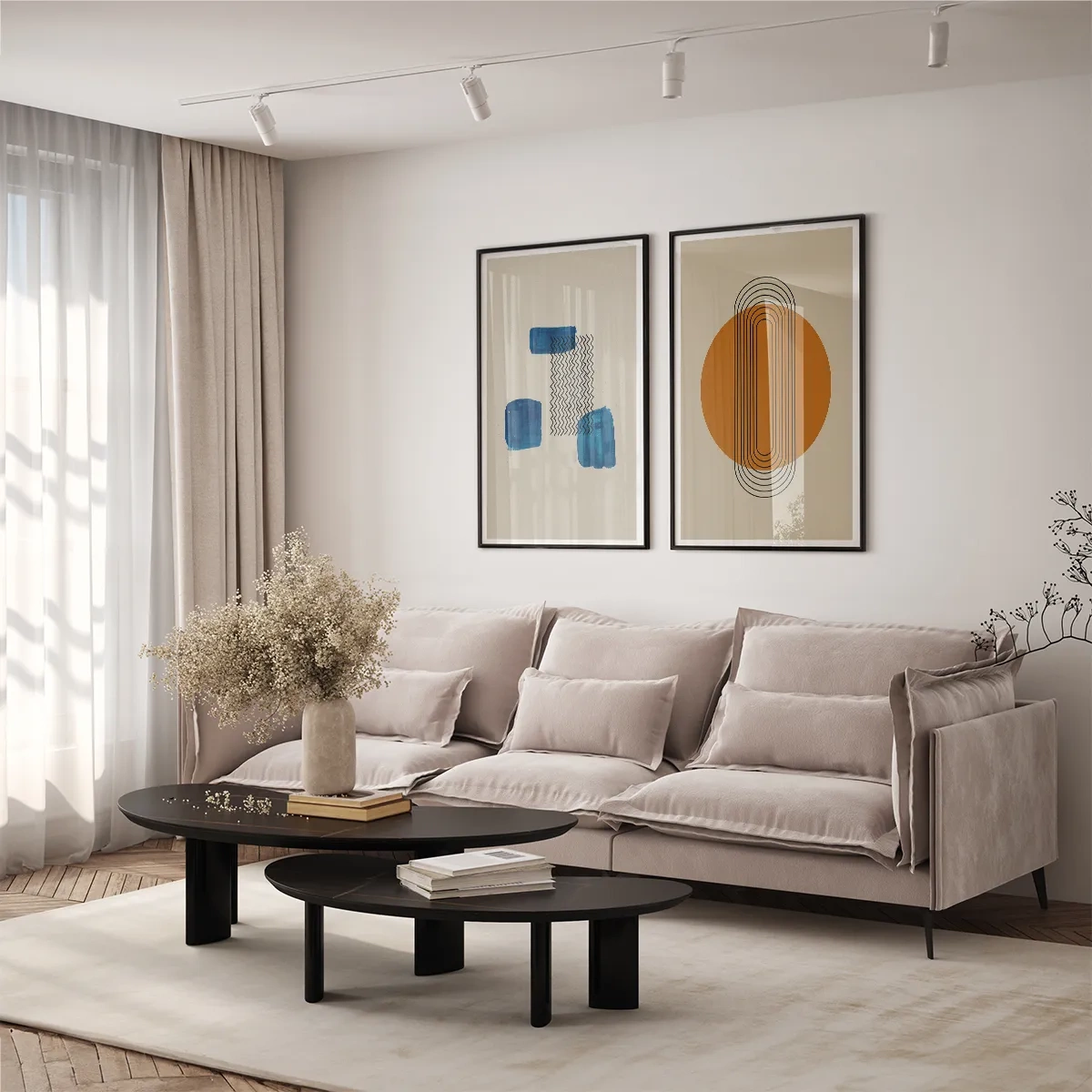 Scandinavian living - Inspiração para a sala