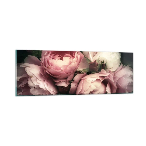 Quadro em vidro - O encanto da belle epoque - 90x30 cm