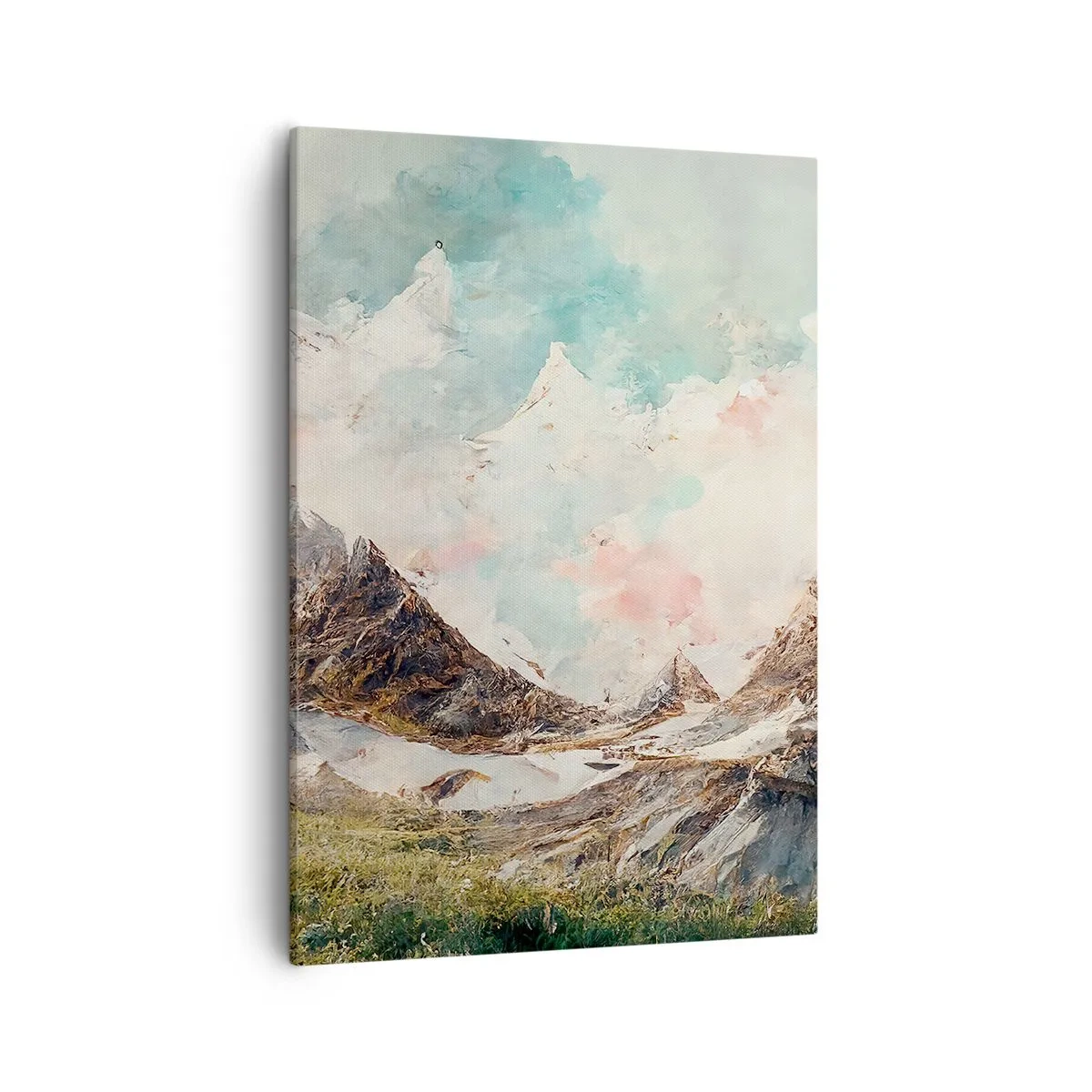 Quadro em tela - Lâminas de rocha - 50x70 cm