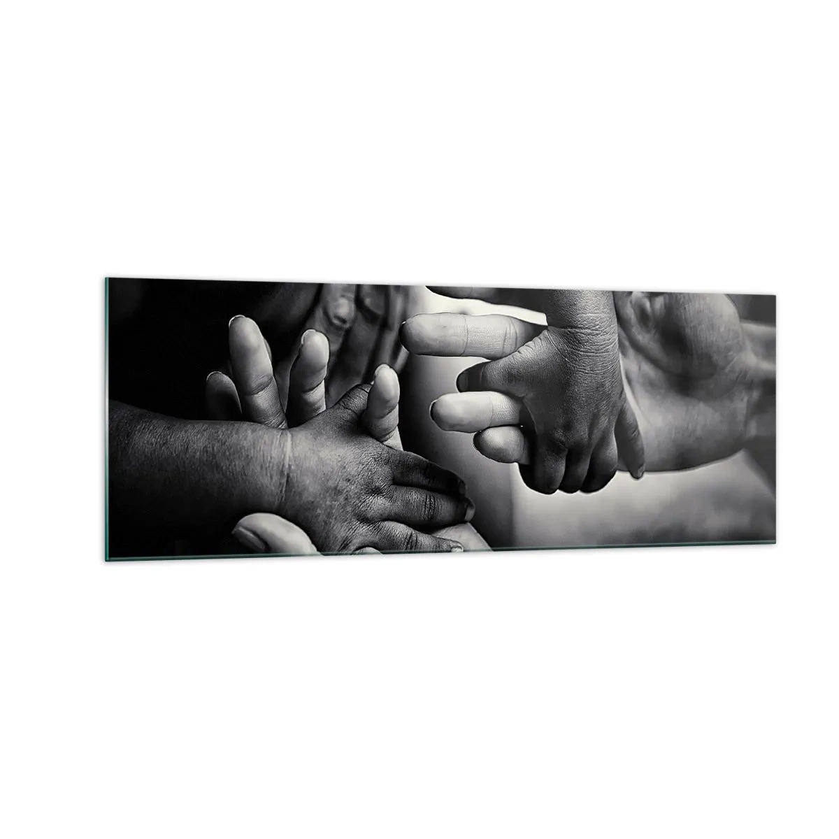 Quadro em vidro - Ser humano - 140x50 cm