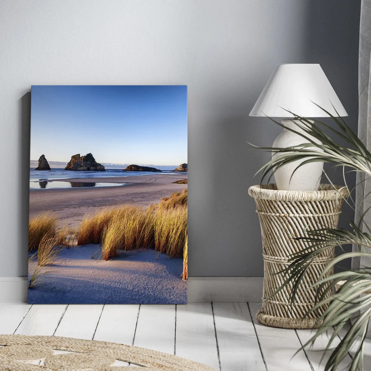 Quadro em tela - Para quem busca a paz - 45x80 cm