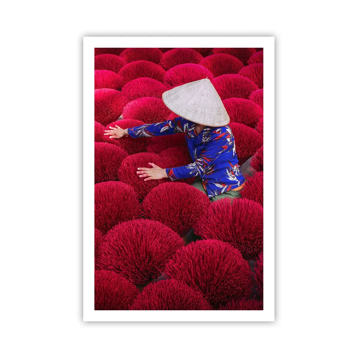 Pôster - No campo de arroz - 61x91 cm