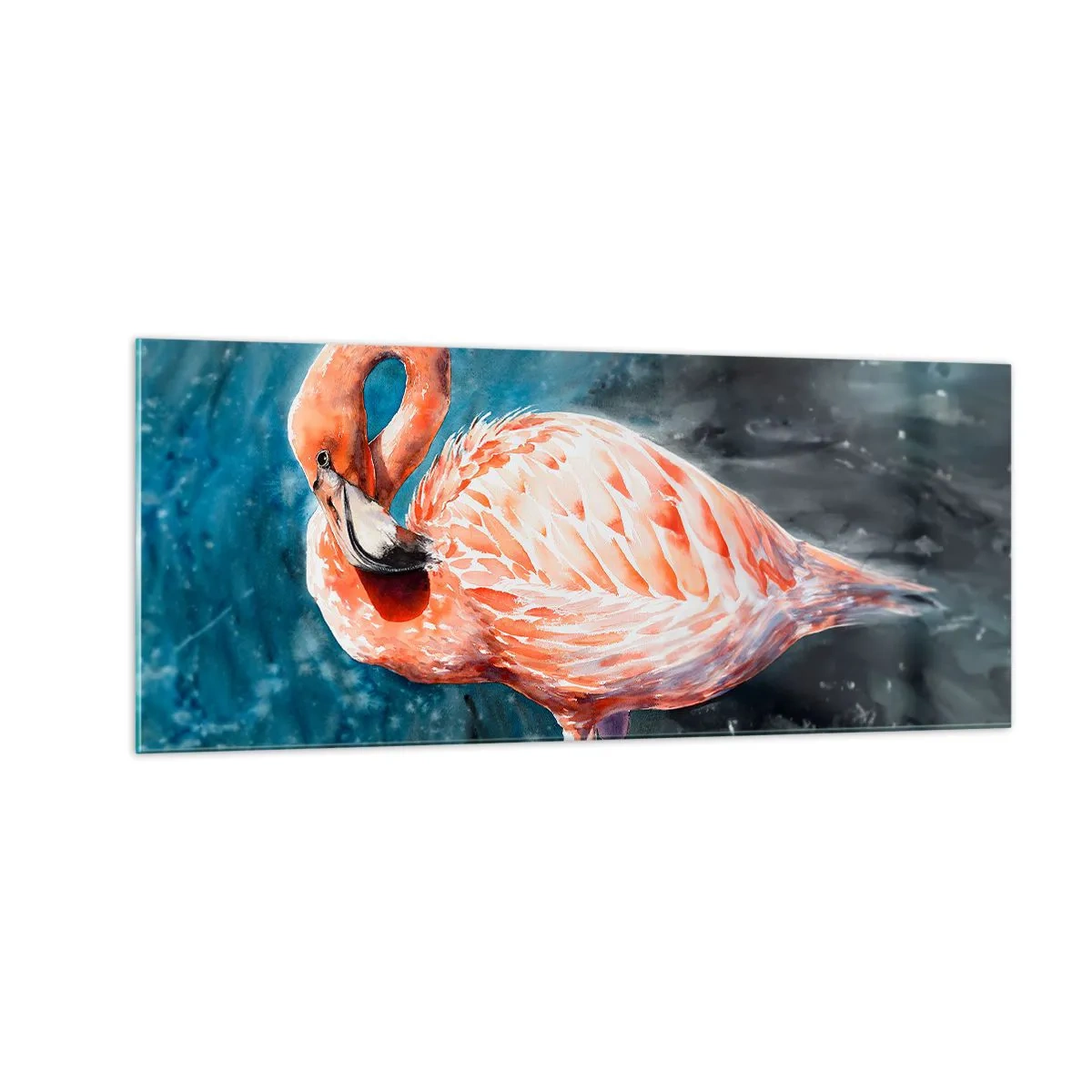 Quadro em vidro - Decorativo por natureza - 100x40 cm