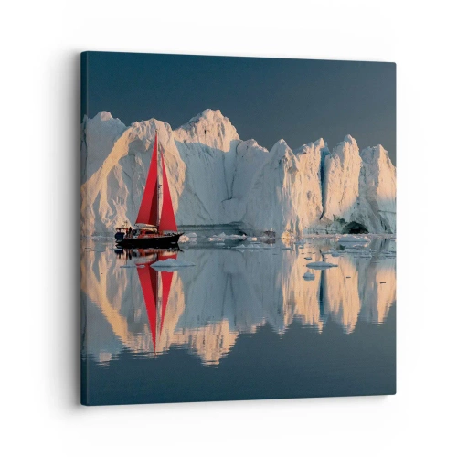 Quadro em tela - No fim do mundo - 30x30 cm