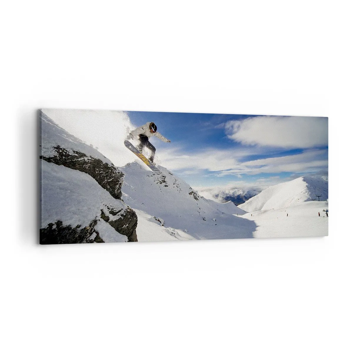 Quadro em tela - Liberdade sem fronteiras - 120x50 cm