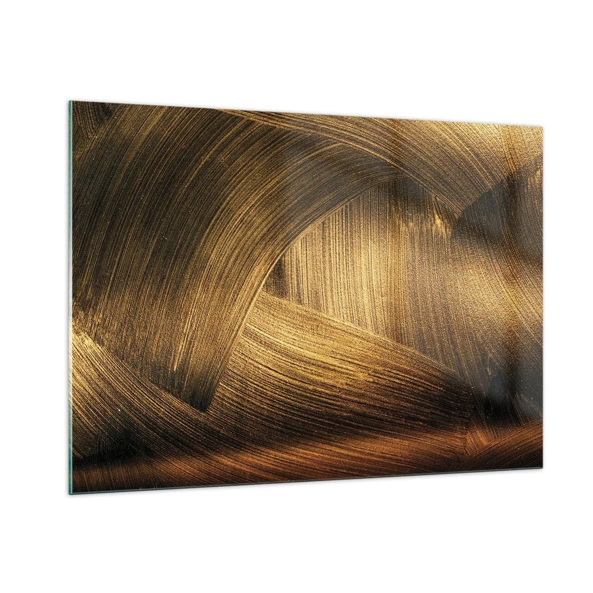 Quadro em vidro - No labirinto dourado - 100x70 cm