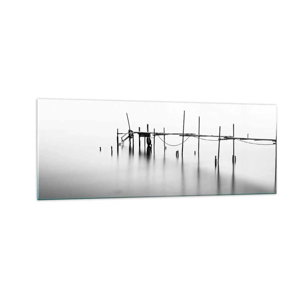 Quadro em vidro - E se o mundo não existe? - 140x50 cm