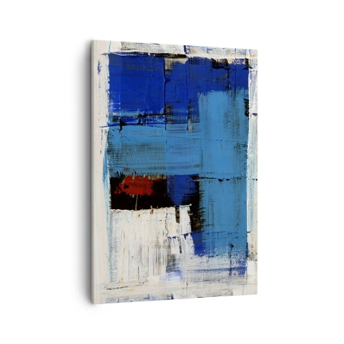 Quadro em tela - O segredo do azul - 50x70 cm
