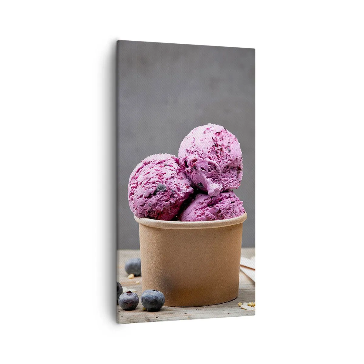 Quadro em tela - Doçura e frieza - 55x100 cm