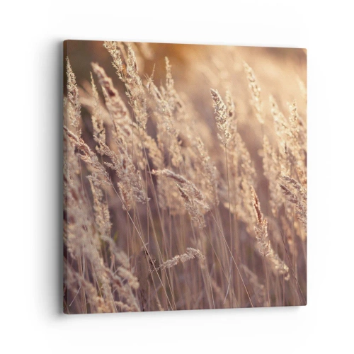 Quadro em tela - Pronto para receber o outono - 40x40 cm