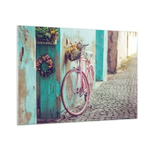 Quadro em vidro - Volto logo - 100x70 cm