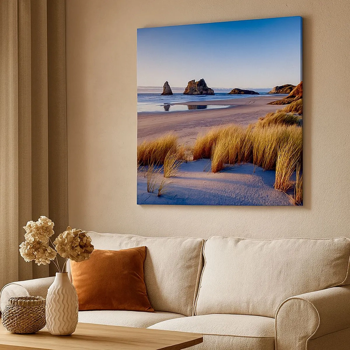 Quadro em tela - Para quem busca a paz - 30x30 cm