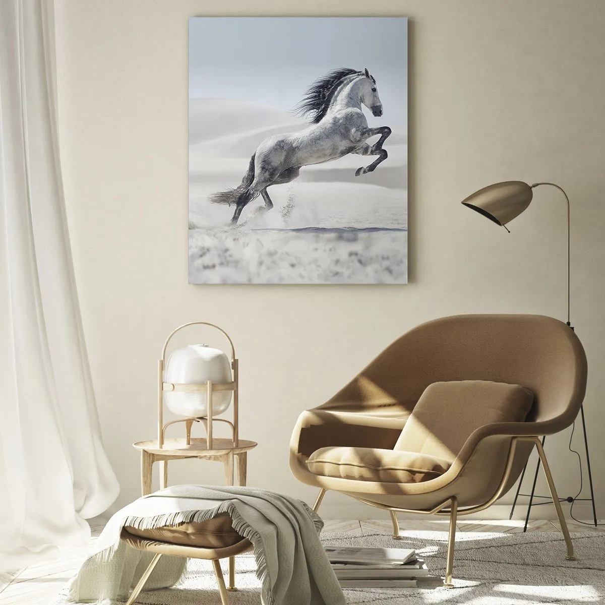 Quadro em vidro - Príncipe árabe - 80x120 cm