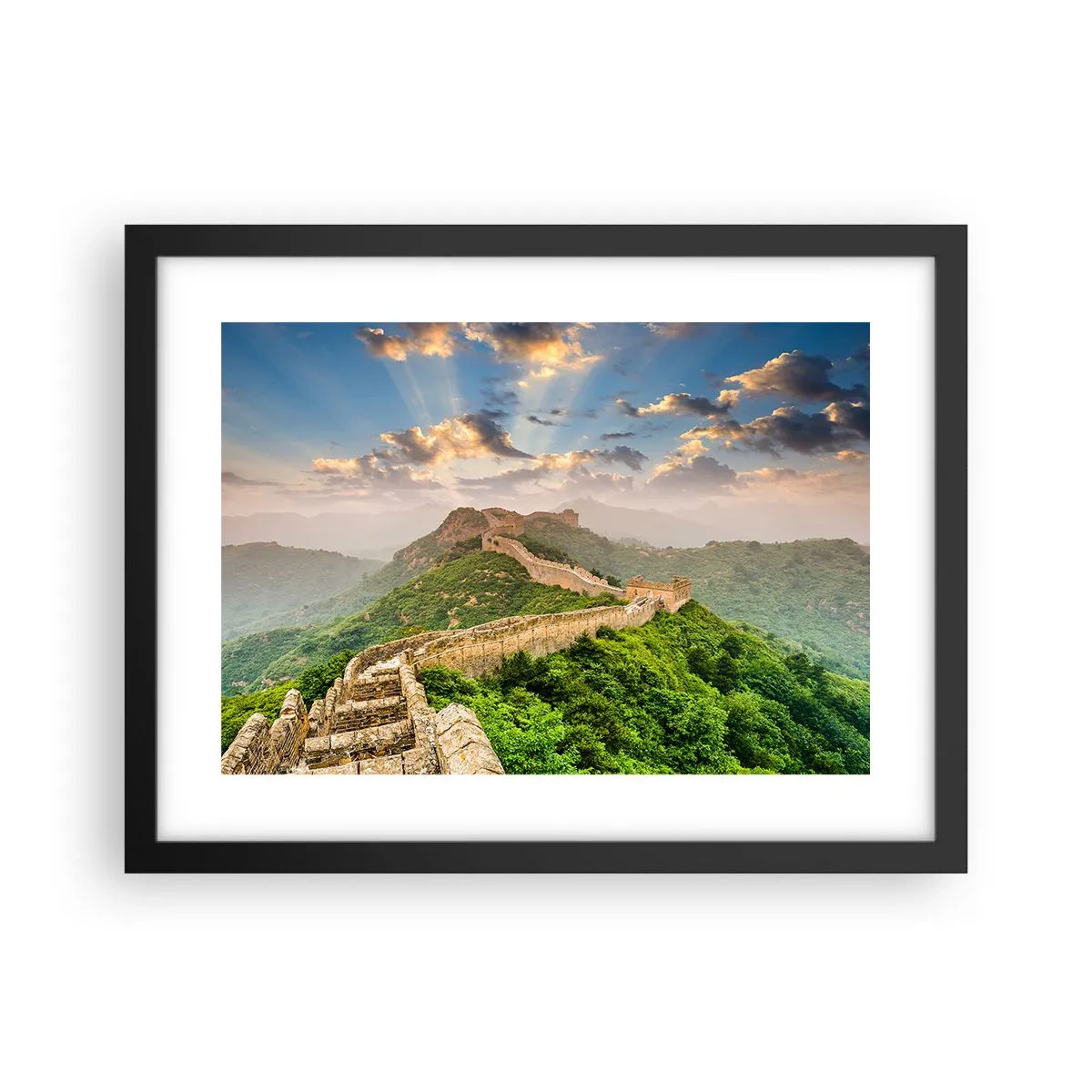 Pôster com moldura preta - Grandeza eterna - 40x30 cm