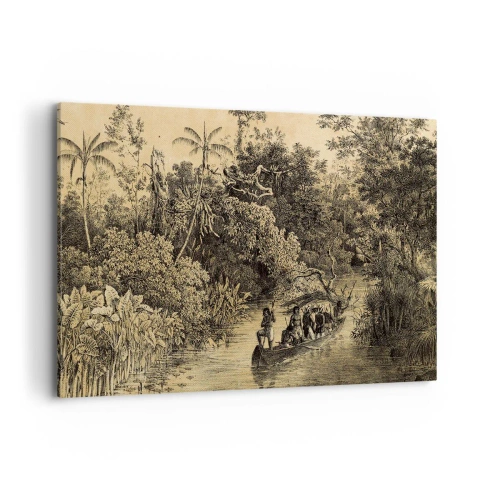 Quadro em tela - Viagem à fonte - 100x70 cm