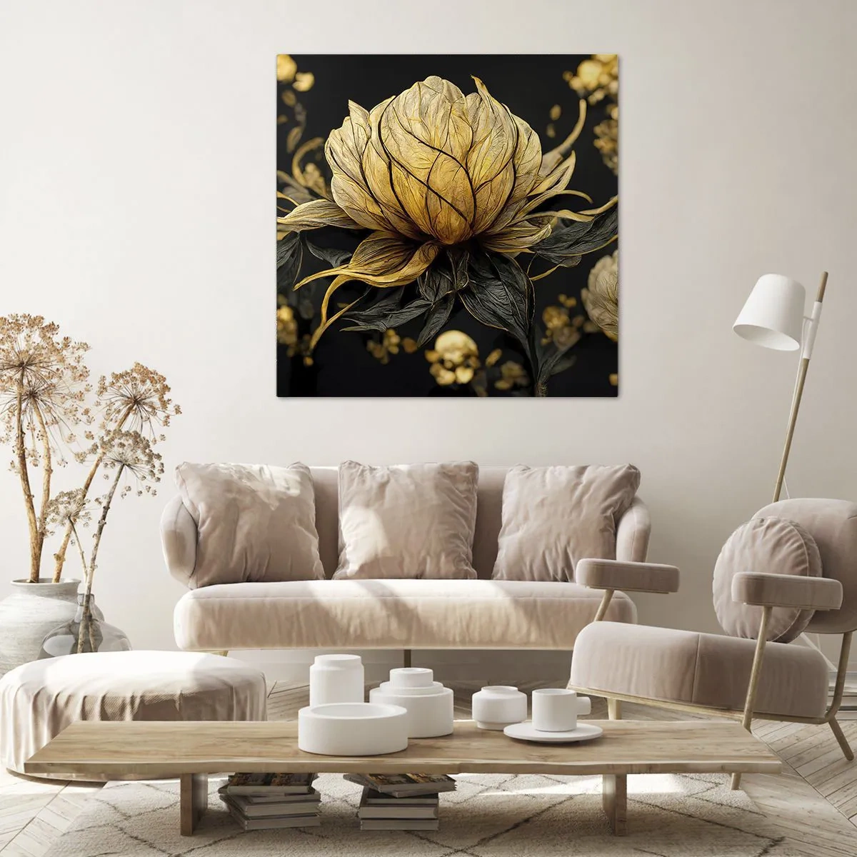 Quadro em tela - Fragilidade sutil - 70x70 cm