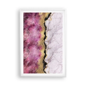 Pôster em moldura branca - Na fronteira - 61x91 cm