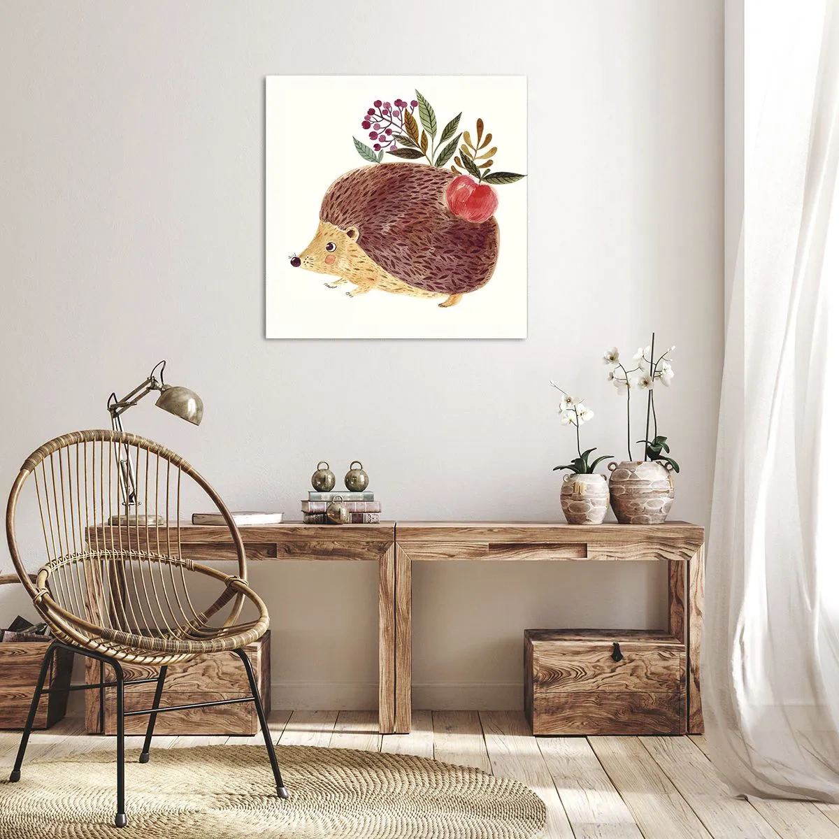 Quadro em tela - Já gostas de mim - 40x40 cm