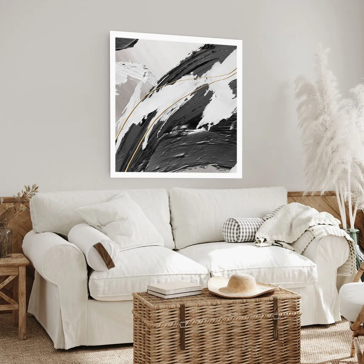 Pôster - Abstração em grande escala - 50x50 cm