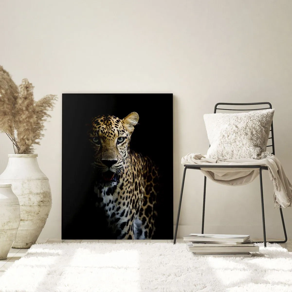 Quadro em vidro - Beleza escura - 70x100 cm