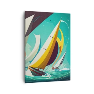 Quadro em tela - Boa sorte com os elementos - 50x70 cm