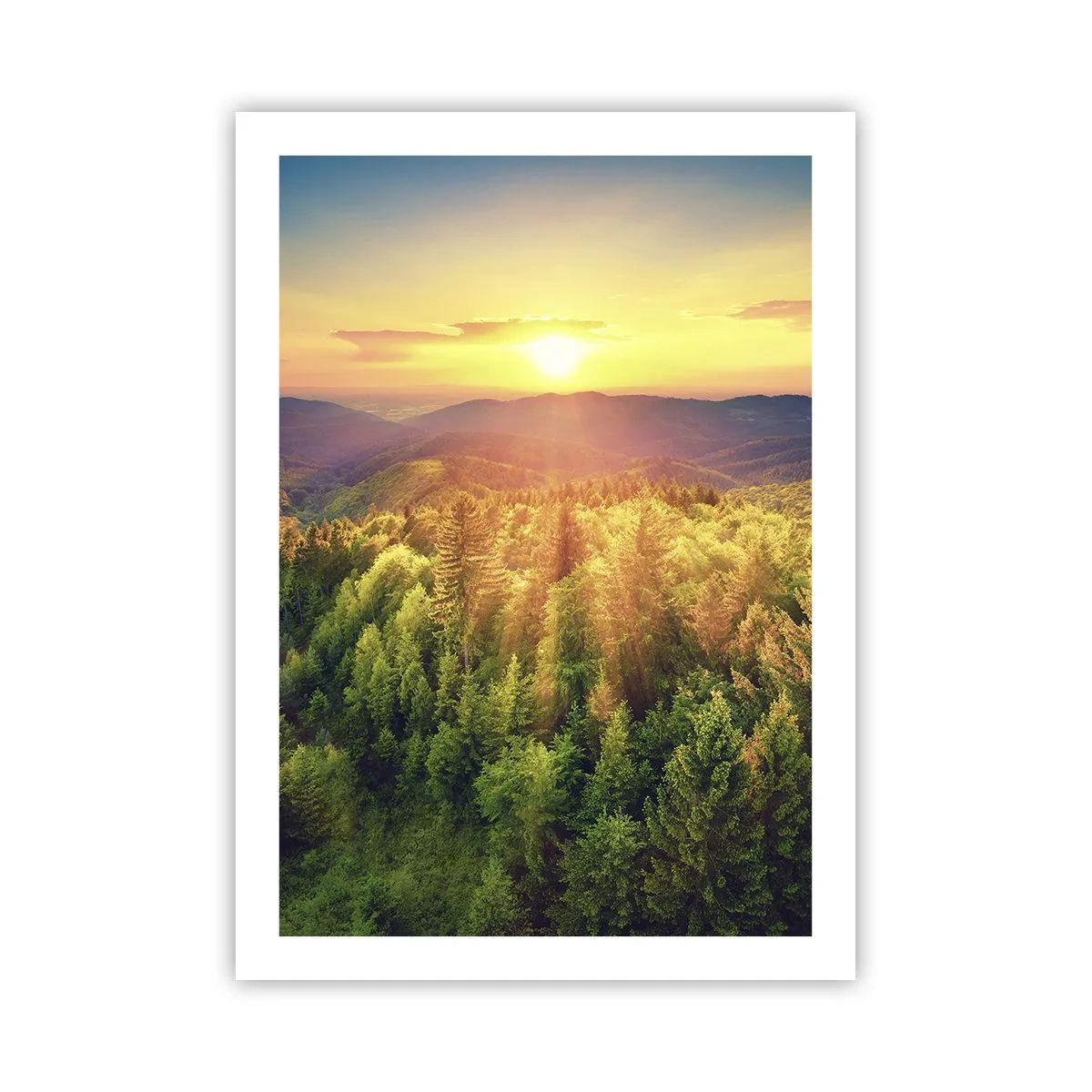 Pôster - Picos e cumes - 50x70 cm