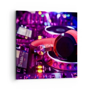 Quadro em tela - Antes da diversão começar - 70x70 cm