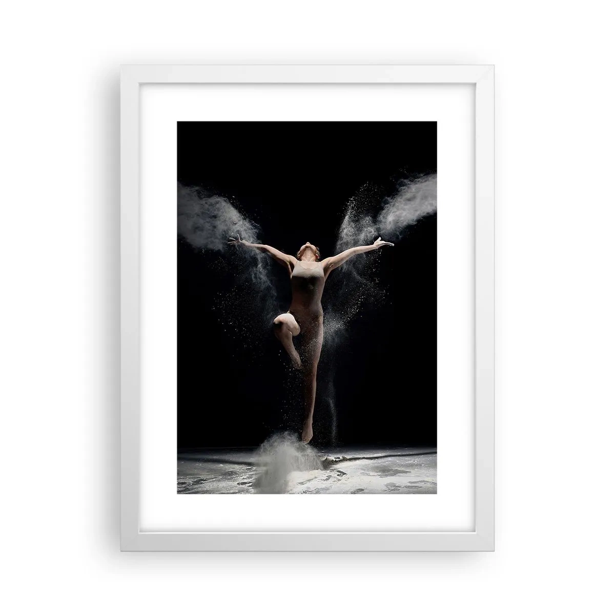 Pôster em moldura branca - Os elfos existem - 30x40 cm