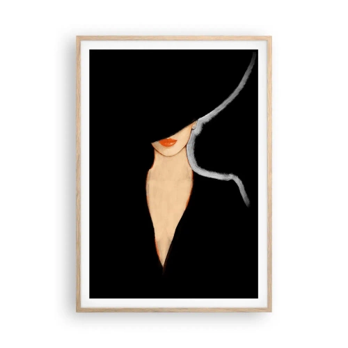 Pôster com moldura de carvalho claro - Elegância e estilo - 70x100 cm