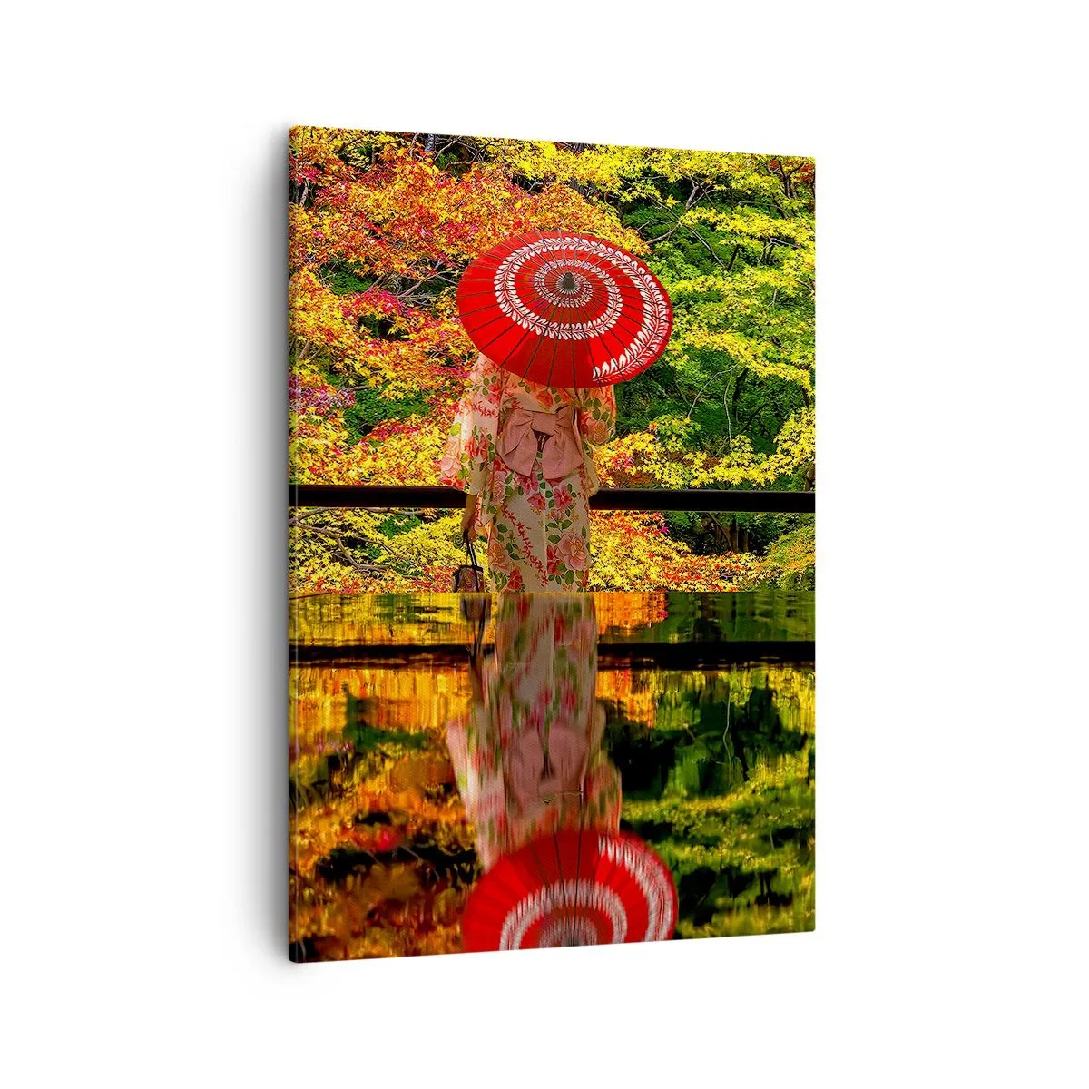 Quadro em tela - No templo da natureza - 50x70 cm