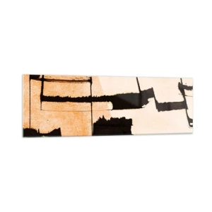 Quadro em vidro - No entanto, a ordem - 160x50 cm