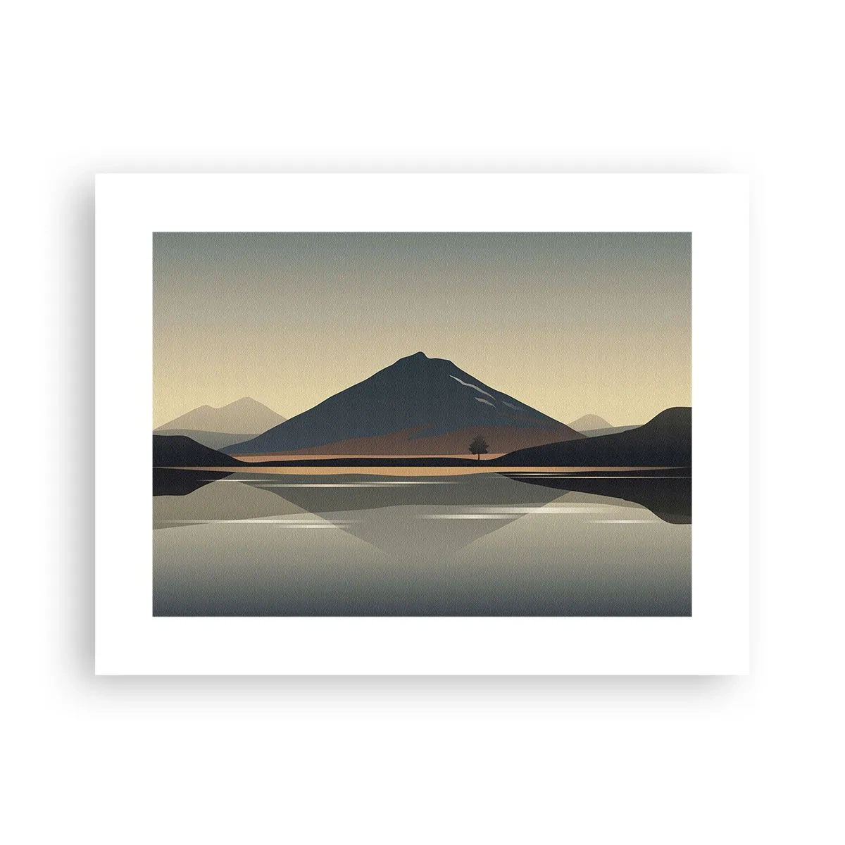 Pôster - Reflexo de espelho - 40x30 cm