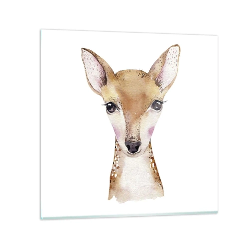 Quadro em vidro - A Natureza da Inocência - 70x70 cm