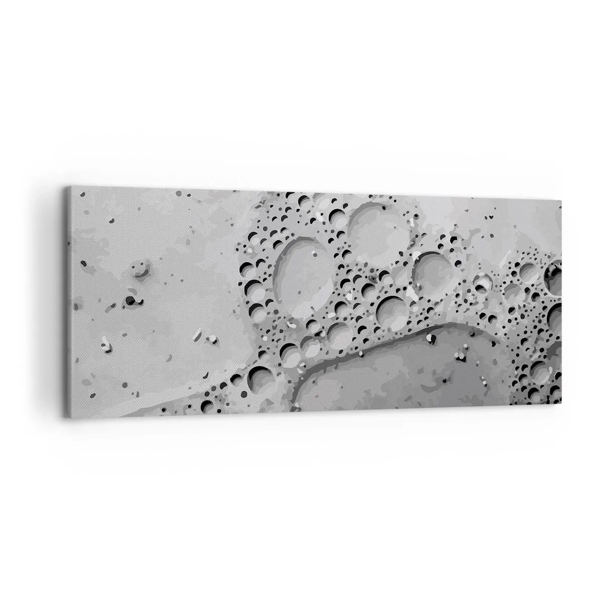 Quadro em tela - Vestígio de espuma - 120x50 cm