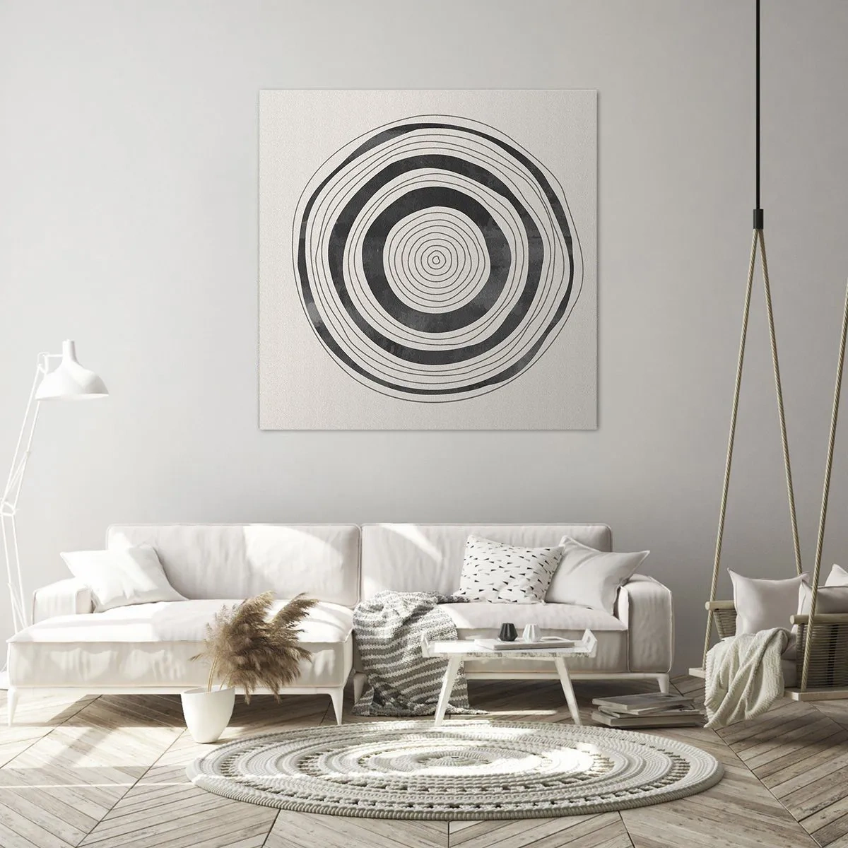 Quadro em tela - Importante é o que há no caminho - 70x70 cm