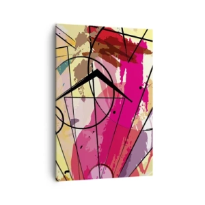 Quadro em tela - Explosão - 70x100 cm