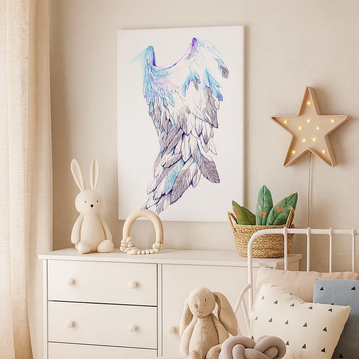 Quadro em tela - Preciso de asas - 50x70 cm