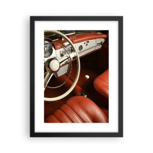 Pôster com moldura preta - Luxo vintage - 30x40 cm