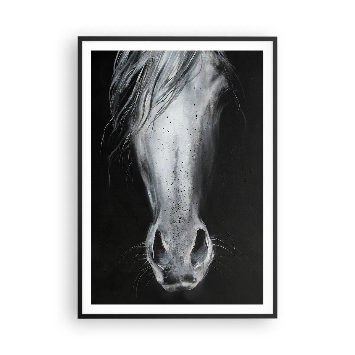 Pôster com moldura preta - Olhar sedutor - 70x100 cm