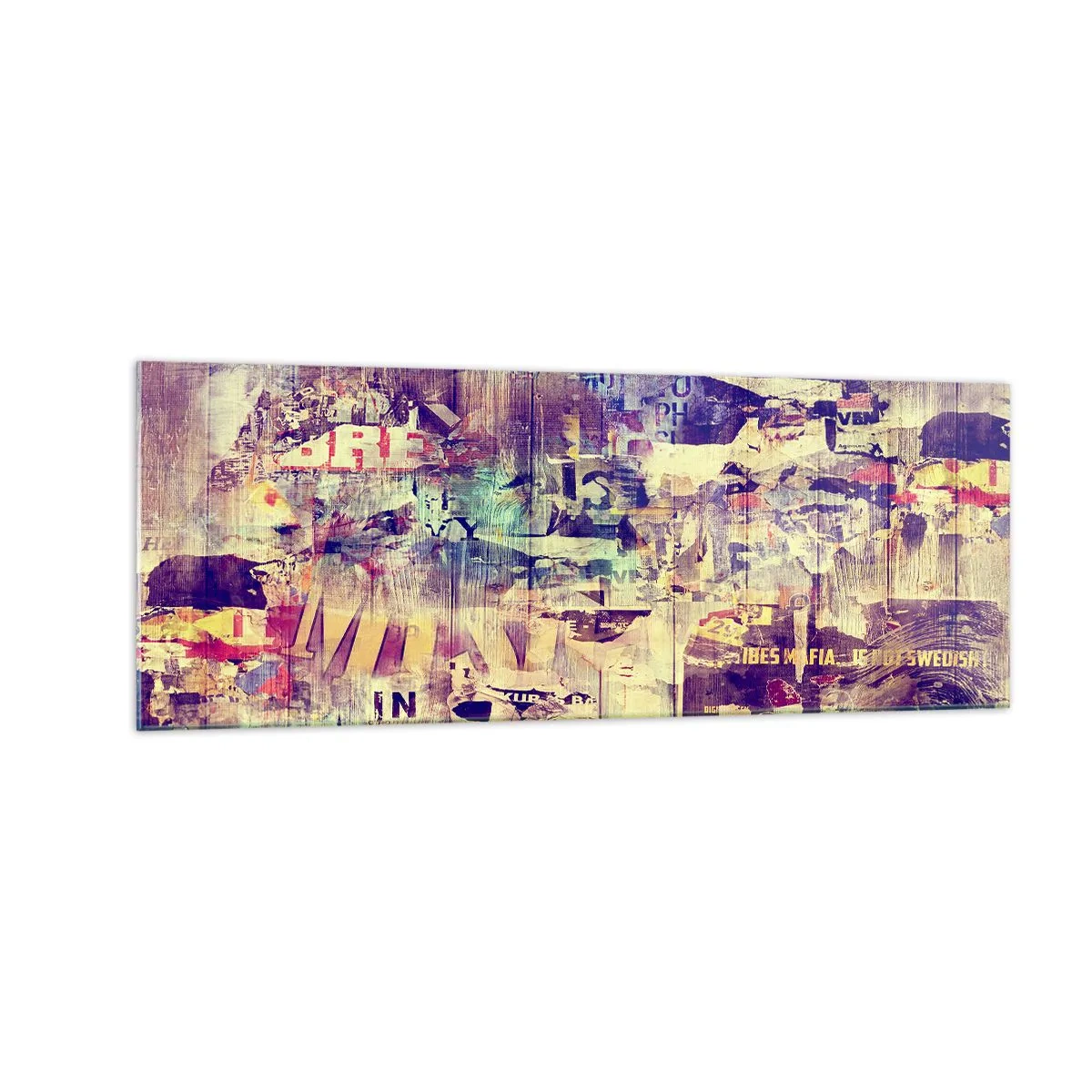 Quadro em vidro - E isso é tudo o que resta - 140x50 cm