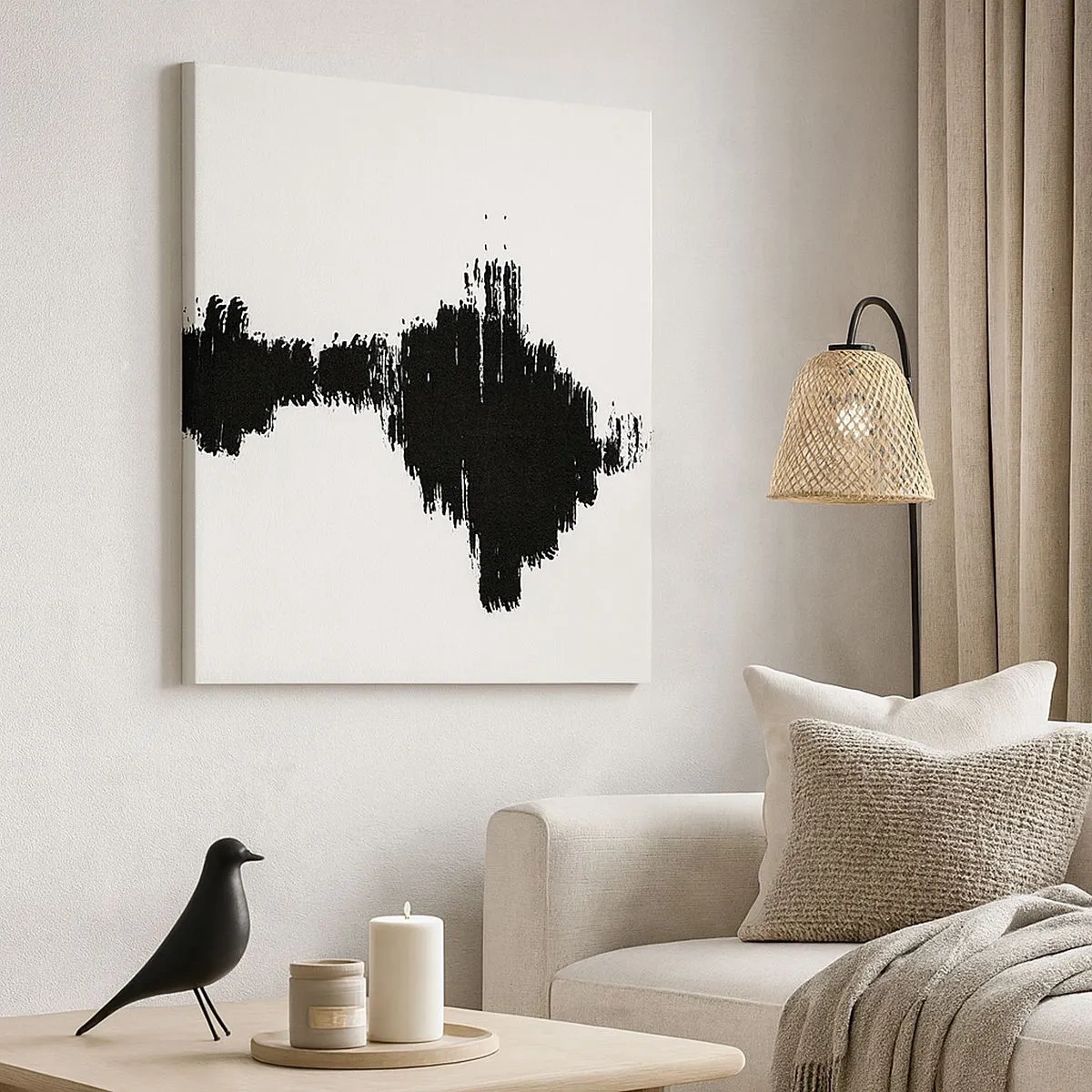 Quadro em tela - Vibrações da imaginação - 30x30 cm