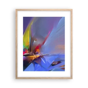 Pôster com moldura de carvalho claro - Como as asas de um pássaro - 40x50 cm