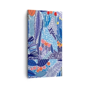 Quadro em tela - Jardim Havaiano - 45x80 cm