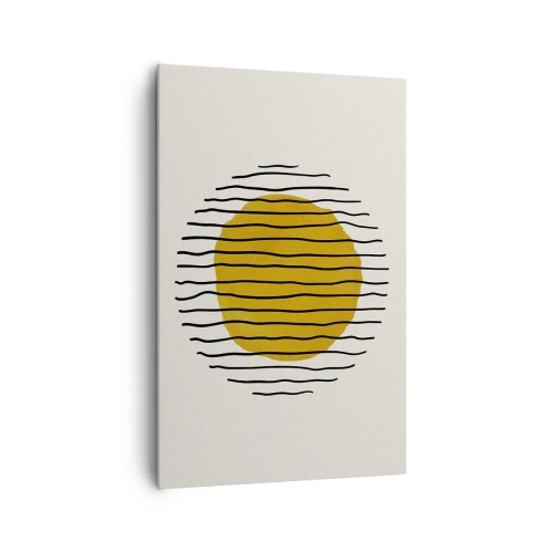 Quadro em tela - Abstração a tremer com o calor - 80x120 cm