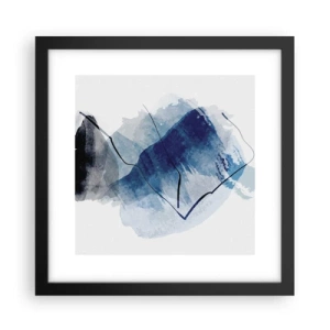 Pôster com moldura preta - Iceberg - 30x30 cm