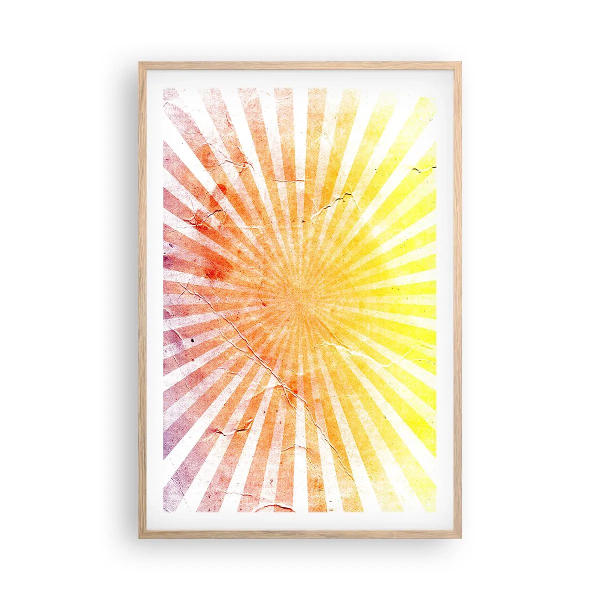 Pôster com moldura de carvalho claro - Nasceres e entardeceres - 61x91 cm