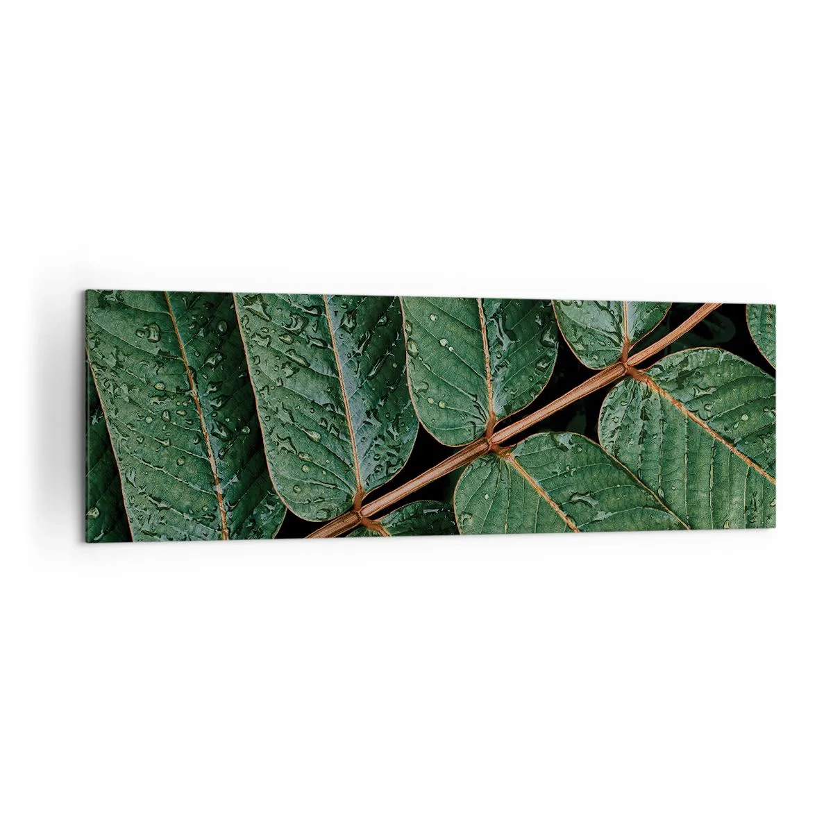Quadro em tela - Num ritmo verde - 160x50 cm