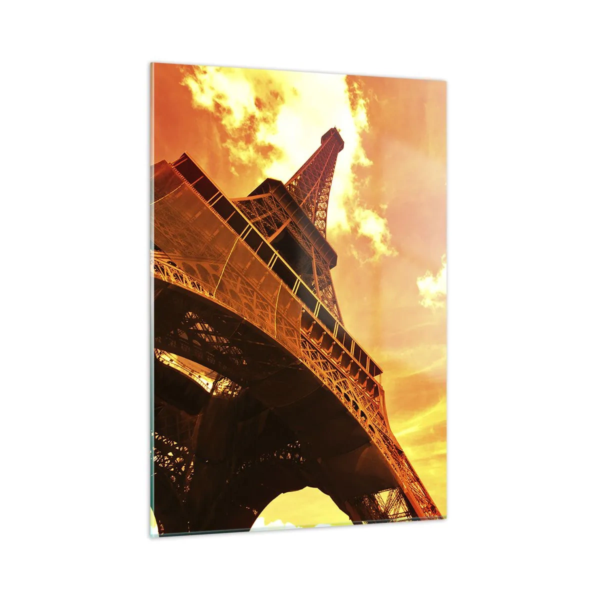 Quadro em vidro - Monumental, dourada pelo sol - 50x70 cm